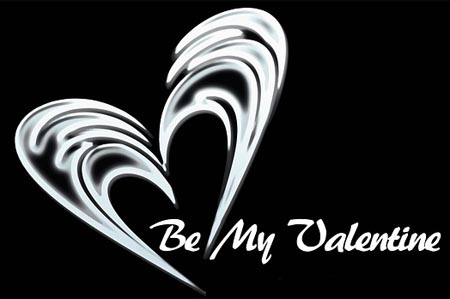 Be my Valentine - moderner Gruß zum Valentinstag