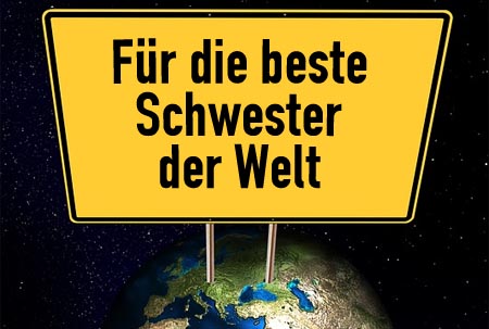 Bild für die beste Schwester der Welt