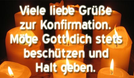 Christliche Glückwünsche zur Konfirmation