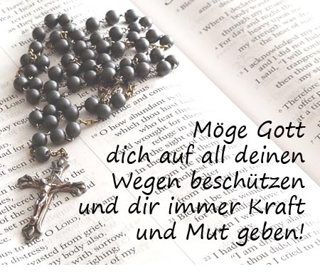 Gott möge dich beschätzen Bild zur Kommunion