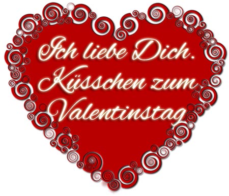 Küsschen zum Valentinstag