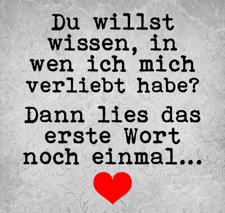 Spruch aus Liebe für WhatsApp