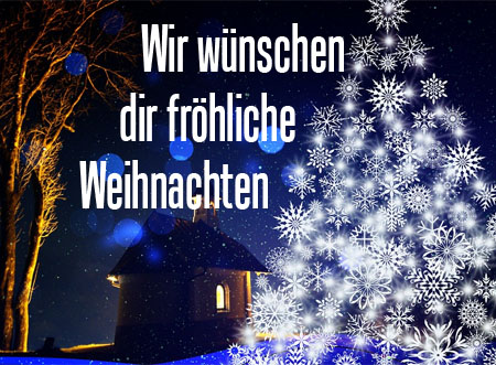 Stimmungsvolle Wünsche zu Weihnachten