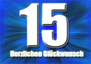 15. Geburtstag Sprche