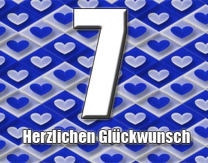 7. Geburtstag Glckwnsche